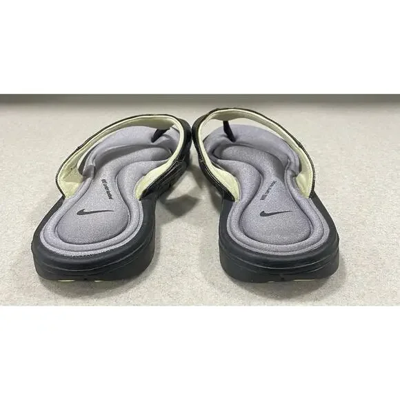 Nike Comfort Cushioned Footbed Flip Flops Women's 10 Thong Sandals Black-Summer - Picture 3 of 11